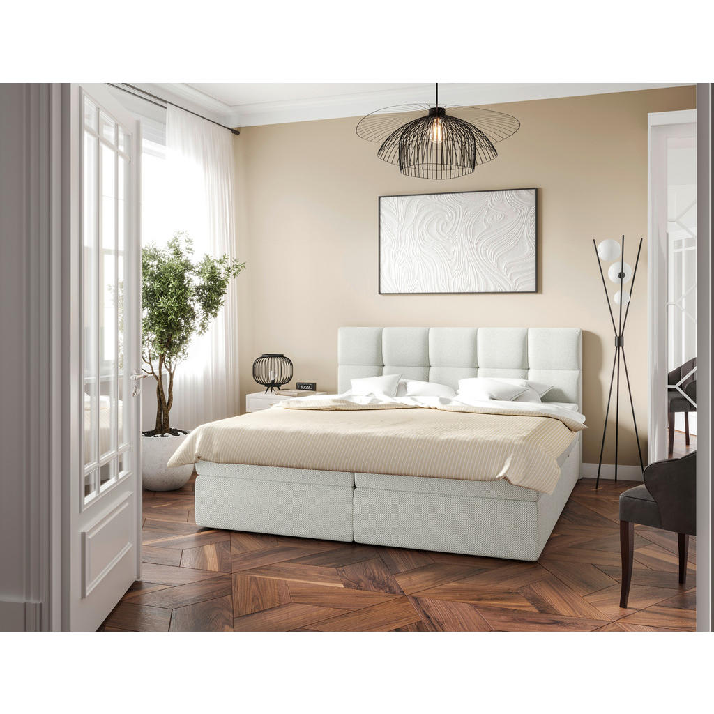 Boxbett Mit Topper & Bettkasten 200x200 Lorie Ii
