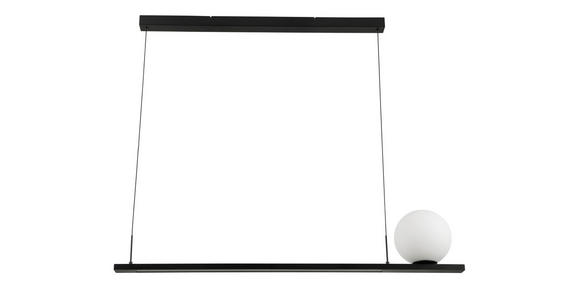 LED-HÄNGELEUCHTE 120/20/200 cm - Schwarz, Design, Glas/Kunststoff (120/20/200cm) - Dieter Knoll