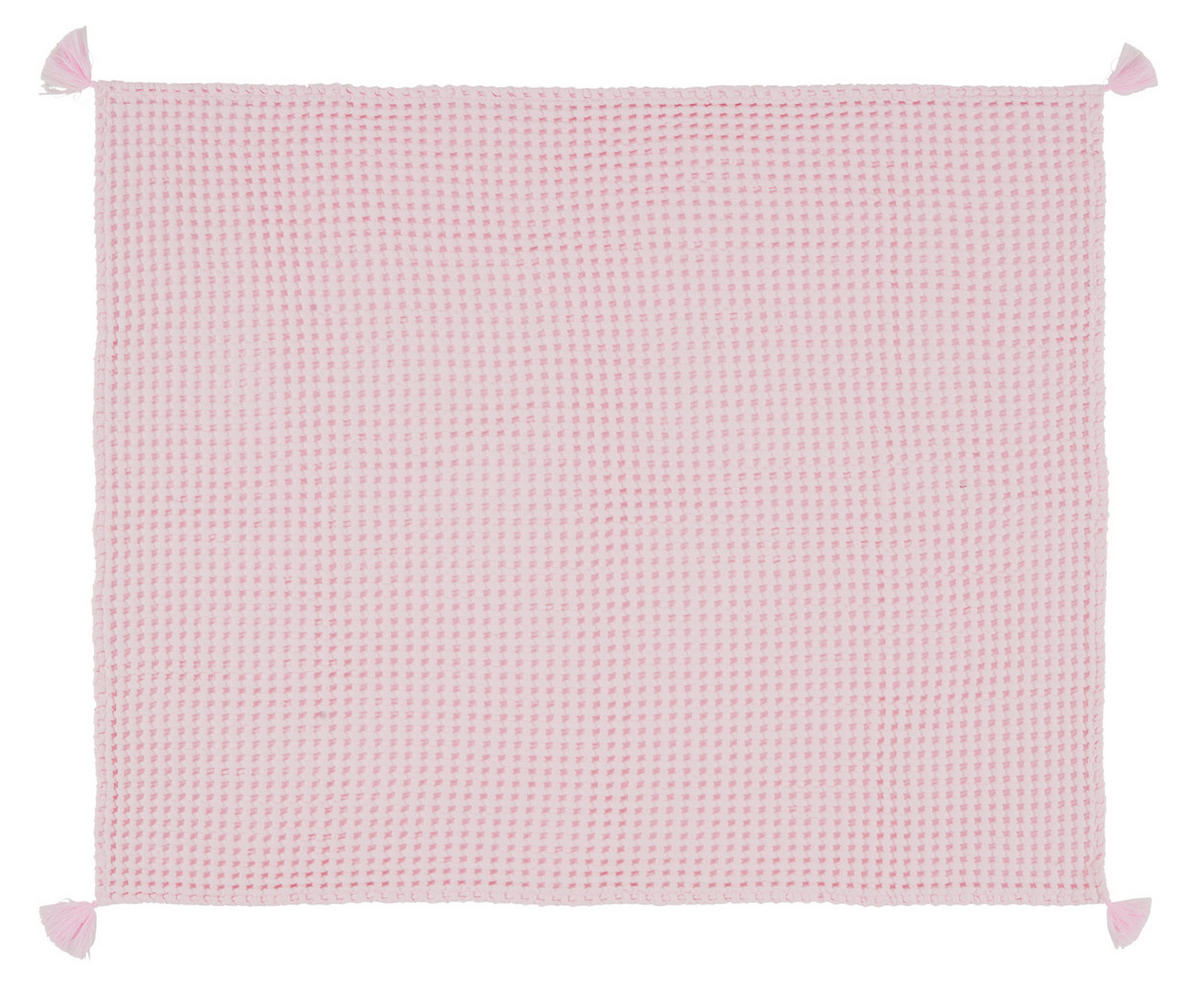 HEBKÁ DEKA - ružová, Trend, textil (80/100cm) - Patinio