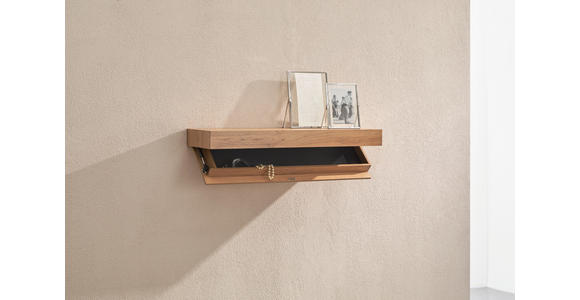 WANDREGAL  - Eichefarben, Basics, Holzwerkstoff (80/7/24cm) - Xora