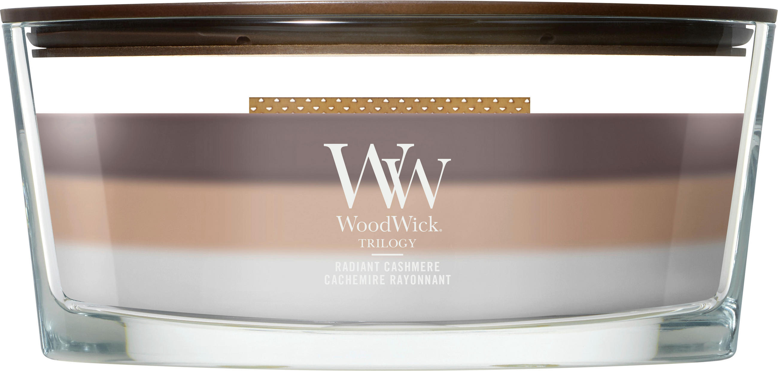 VONNÁ SVÍČKA  - bílá/čiré, Basics, parafín/sklo (19/9/12cm) - WoodWick