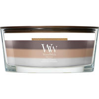 VONNÁ SVÍČKA  - bílá/čiré, Basics, parafín/sklo (19/9/12cm) - WoodWick
