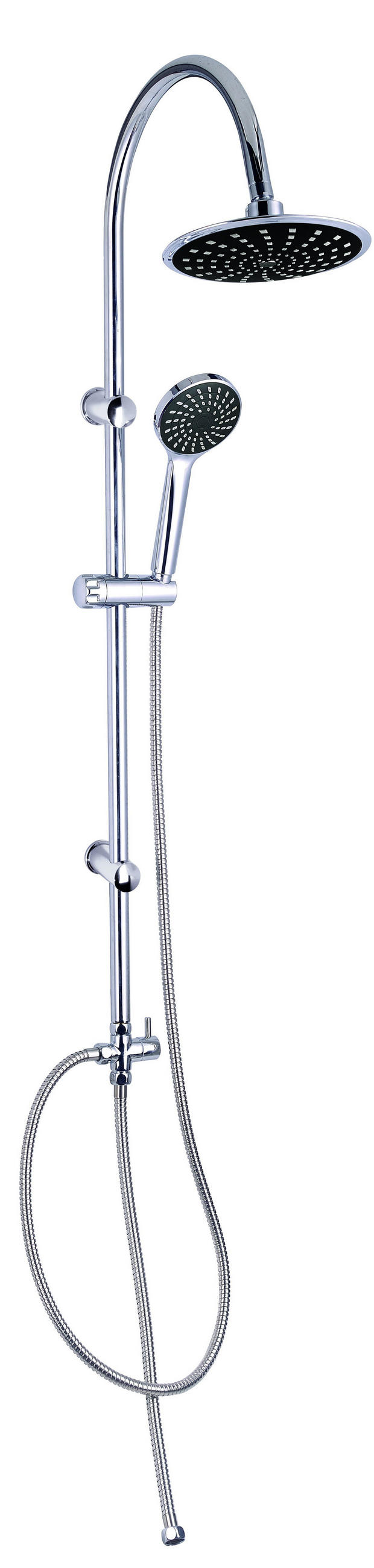 SET TUŠA boje aluminija - boje aluminija, Moderno (15/110cm)