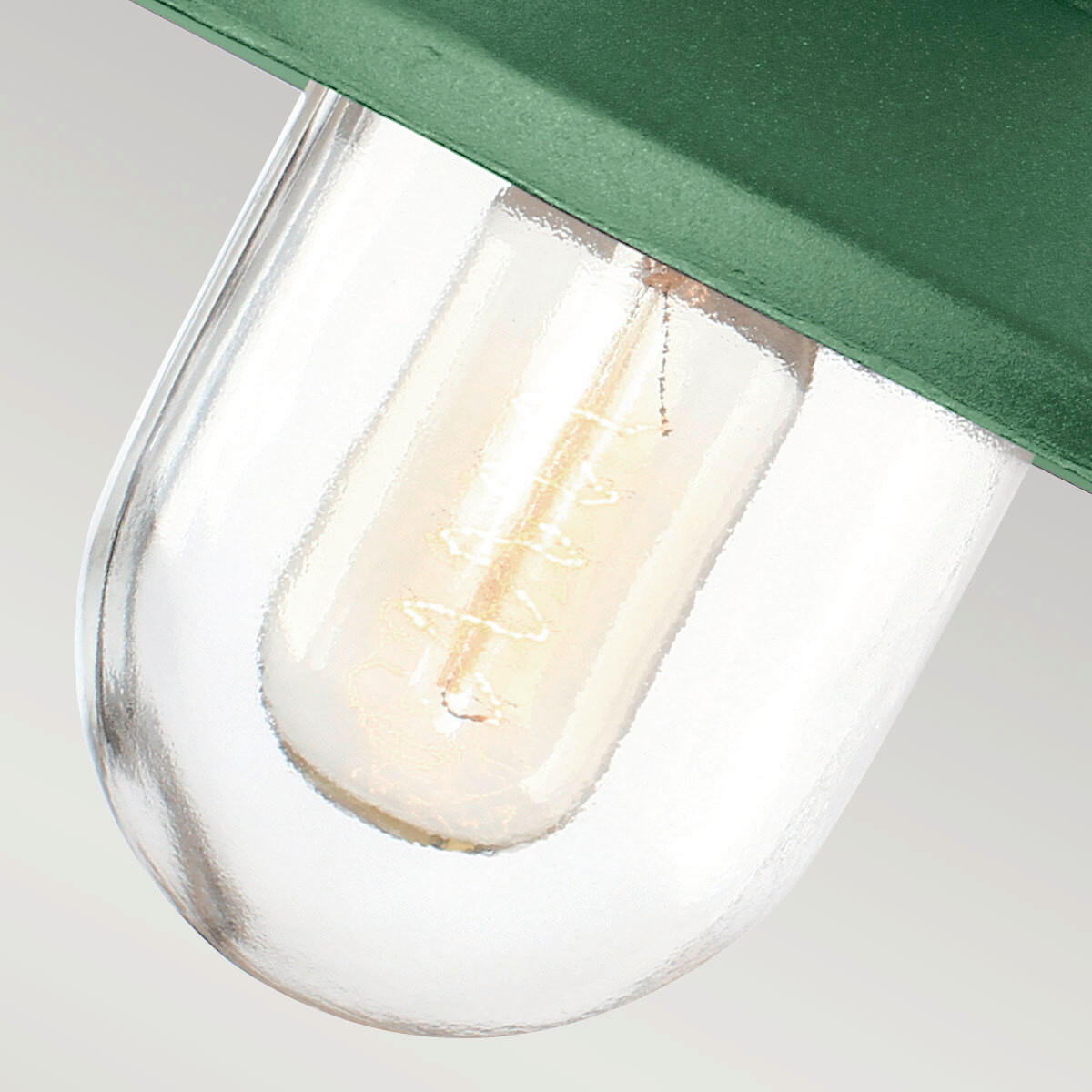 AUSSENWANDLEUCHTE - Grün, Konventionell, Glas/Metall (42/27.5/25.5cm) - Elstead Lighting