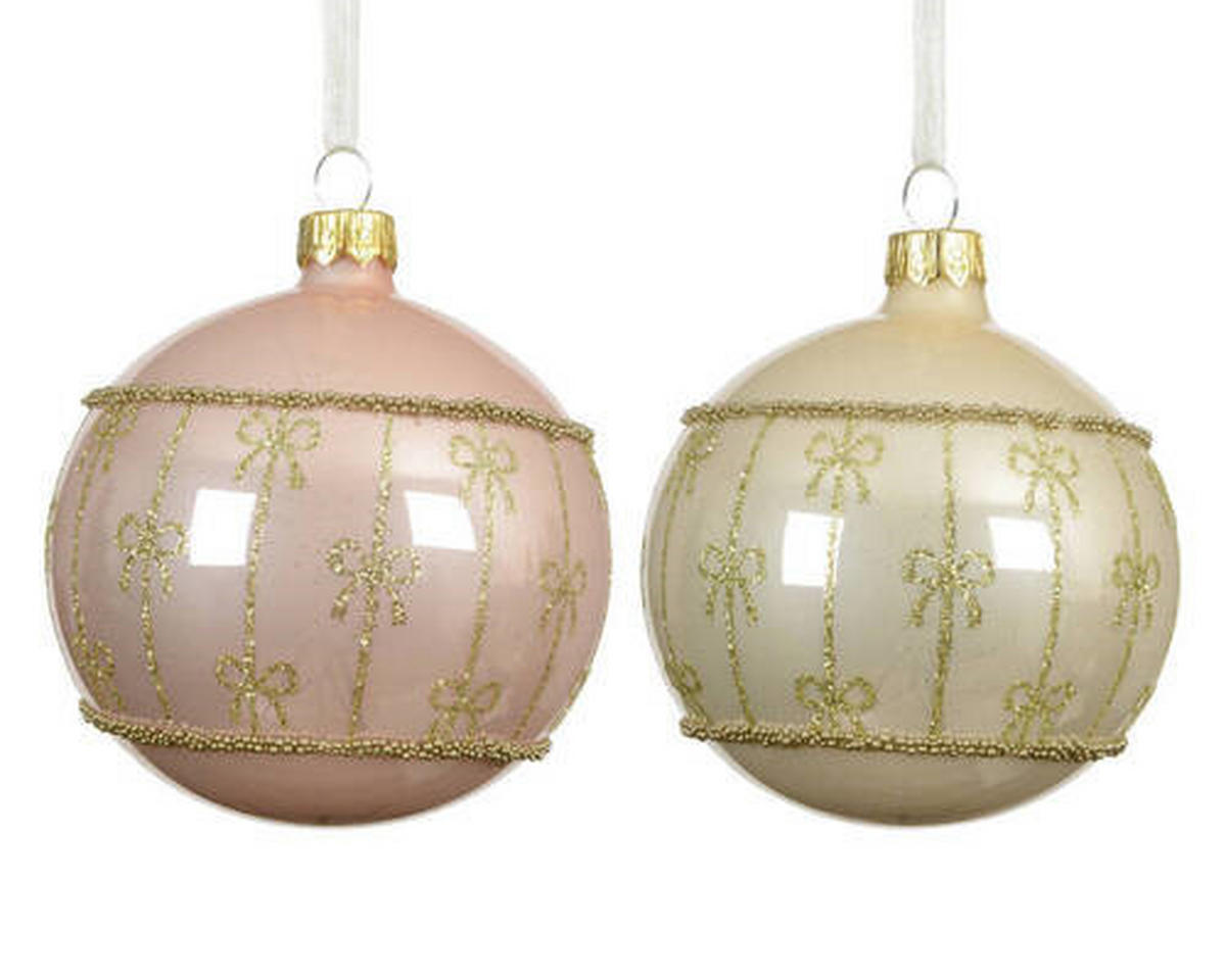 CHRISTBAUMKUGEL-SET 8 cm  - Basics (8cm)