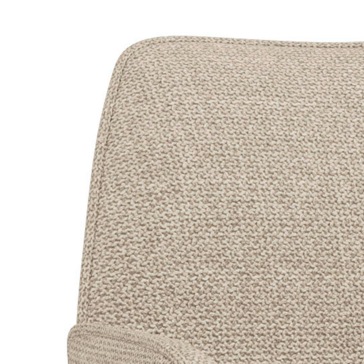 BARHOCKER in Beige  - Beige/Grau, KONVENTIONELL, Textil/Metall (52,5/114/52cm) - MID.YOU