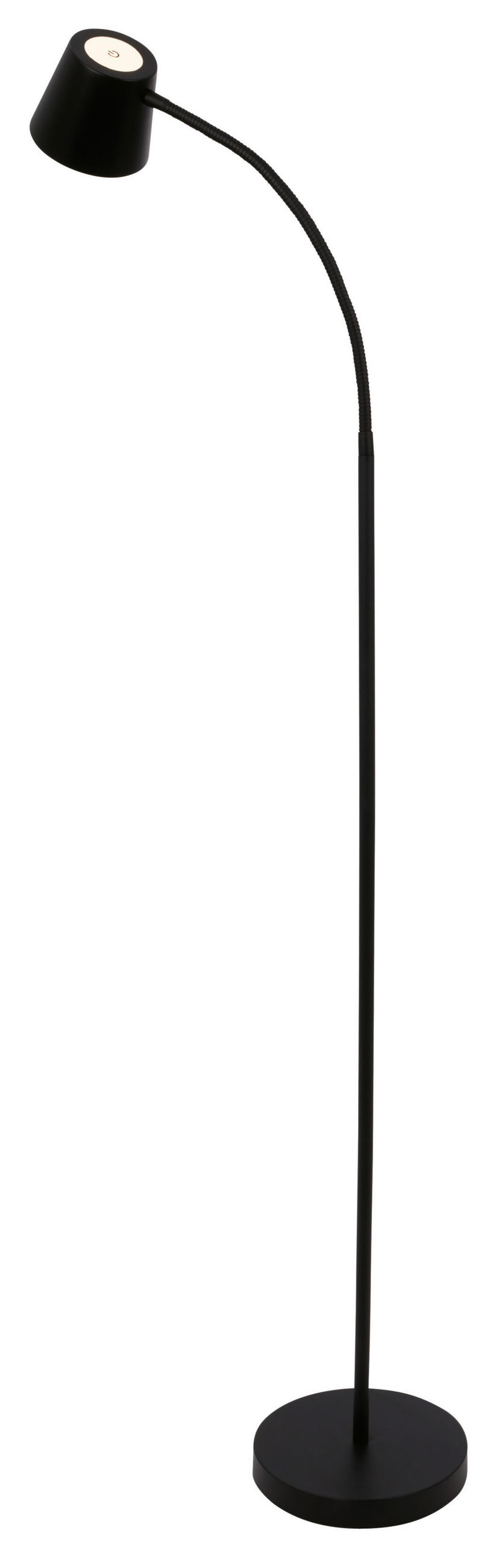 AKKU-STEHLEUCHTE 21/126 cm    - Schwarz, Design, Kunststoff/Metall (21/126cm)