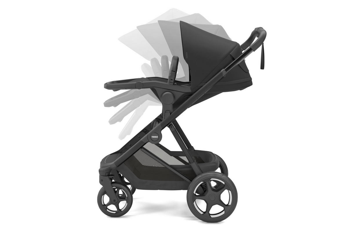 KOMBIKINDERWAGEN Charm 2in1  - Schwarz, Design, Kunststoff/Metall (91/61/59null) - Thule
