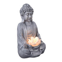 SOLÁRNÍ SVÍTIDLO, 17,8/15,3/27,9 cm - šedá/bílá, Lifestyle, plast (17,8/15,3/27,9cm) - Ambia Garden