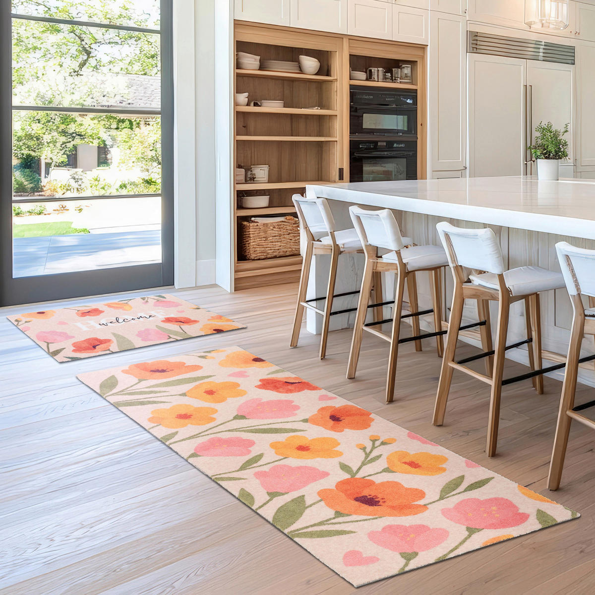 FUßMATTE  50/150 cm  Rosa  - Rosa, Basics, Kunststoff/Textil (50/150cm) - Astra