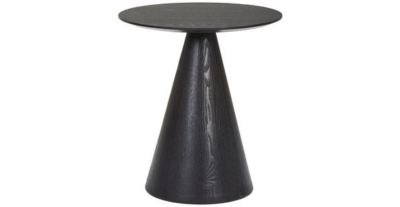 BEISTELLTISCH rund Schwarz  - Schwarz, Trend, Holzwerkstoff (40/40/40cm) - Xora