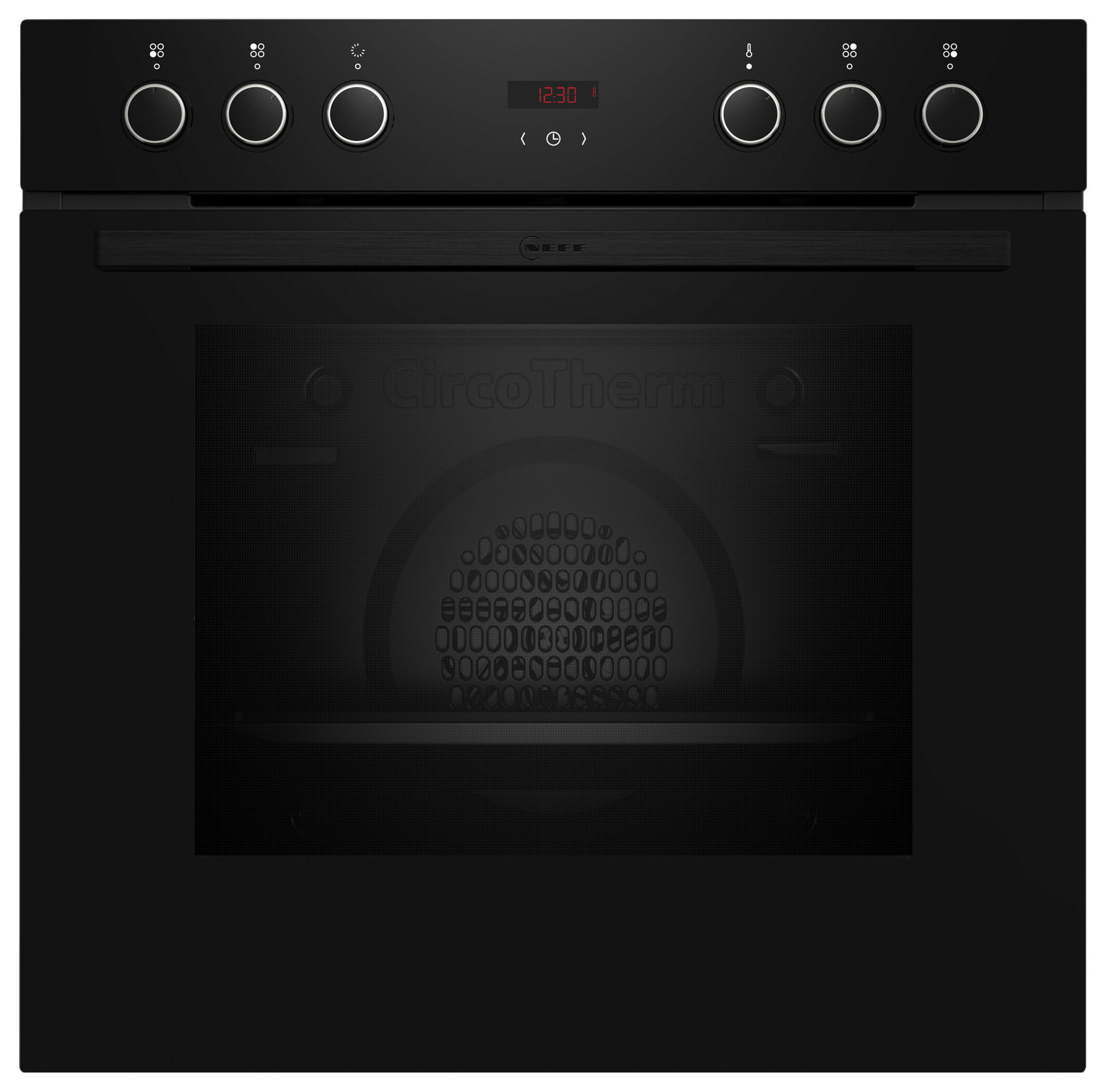 HERDSET EX4B0  - Edelstahlfarben/Schwarz, Basics, Glas/Metall (59,4/59,5/54,8cm) - Neff