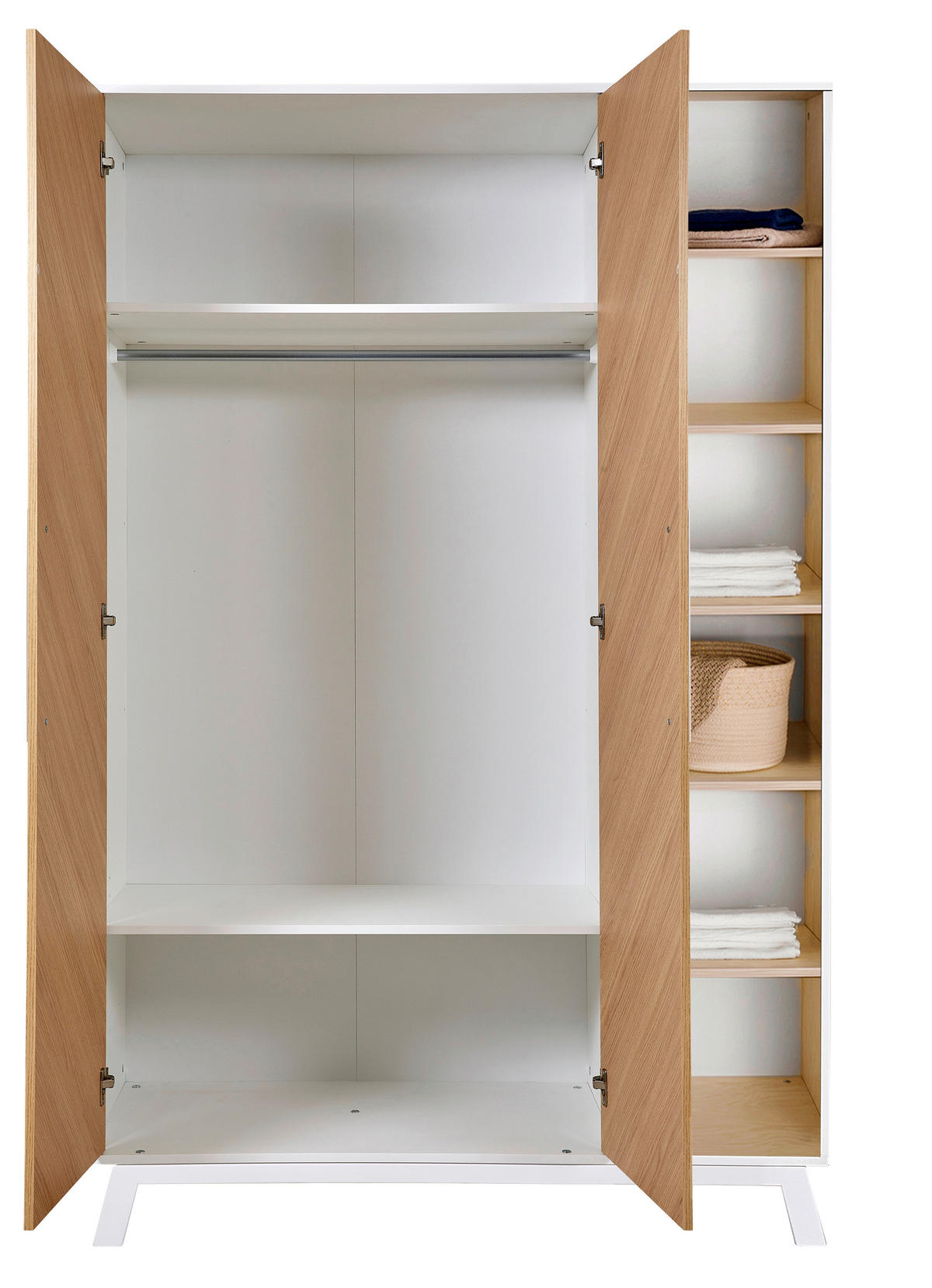 BABYZIMMER  - Eichefarben/Weiß, Basics, Holz/Holzwerkstoff - Schardt