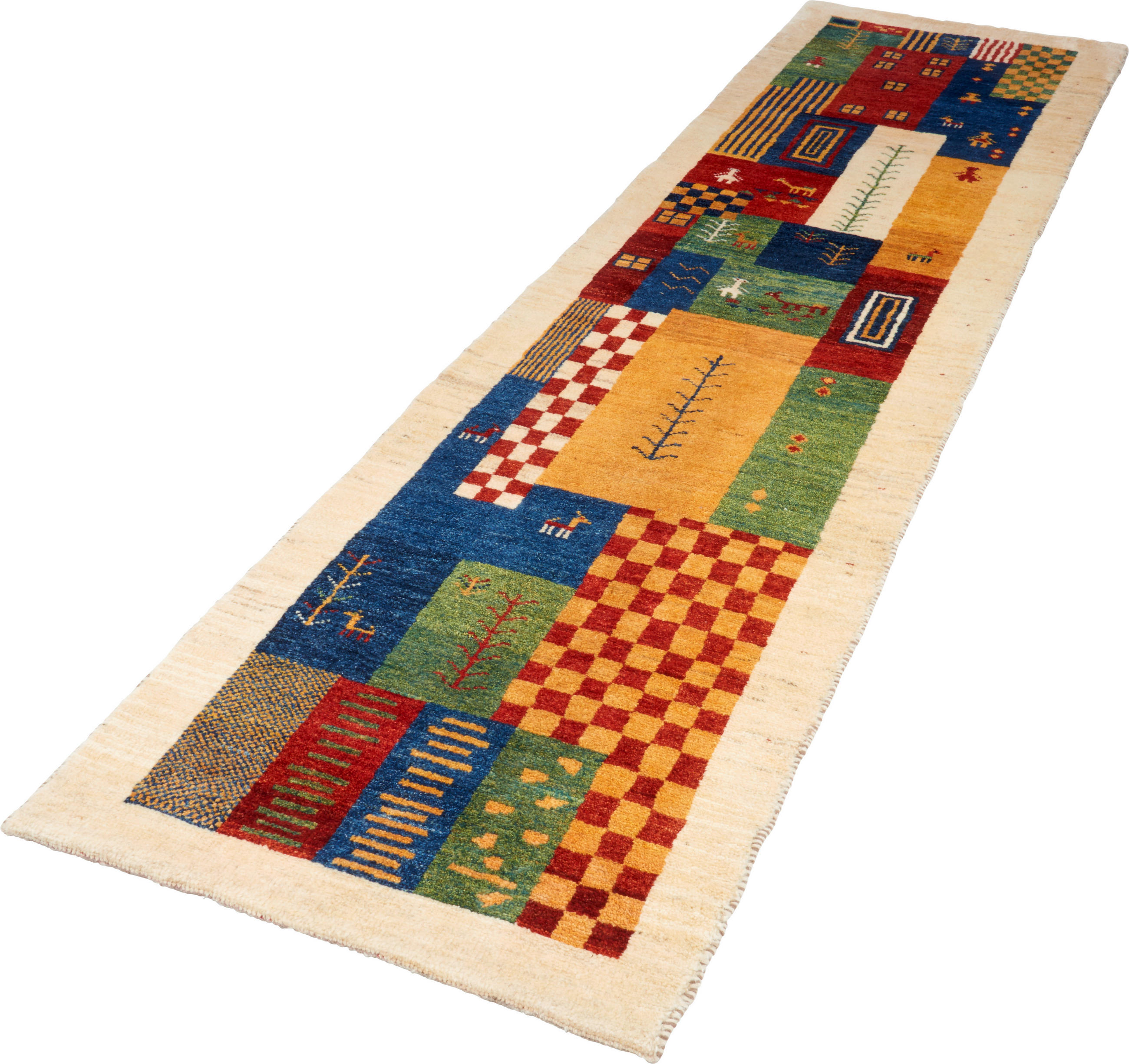 ORIENTALISK MATTA 80/300 cm Chrysopras Natur Nomad Life  - multicolor, Lifestyle, textil (80/300cm) - Cazaris