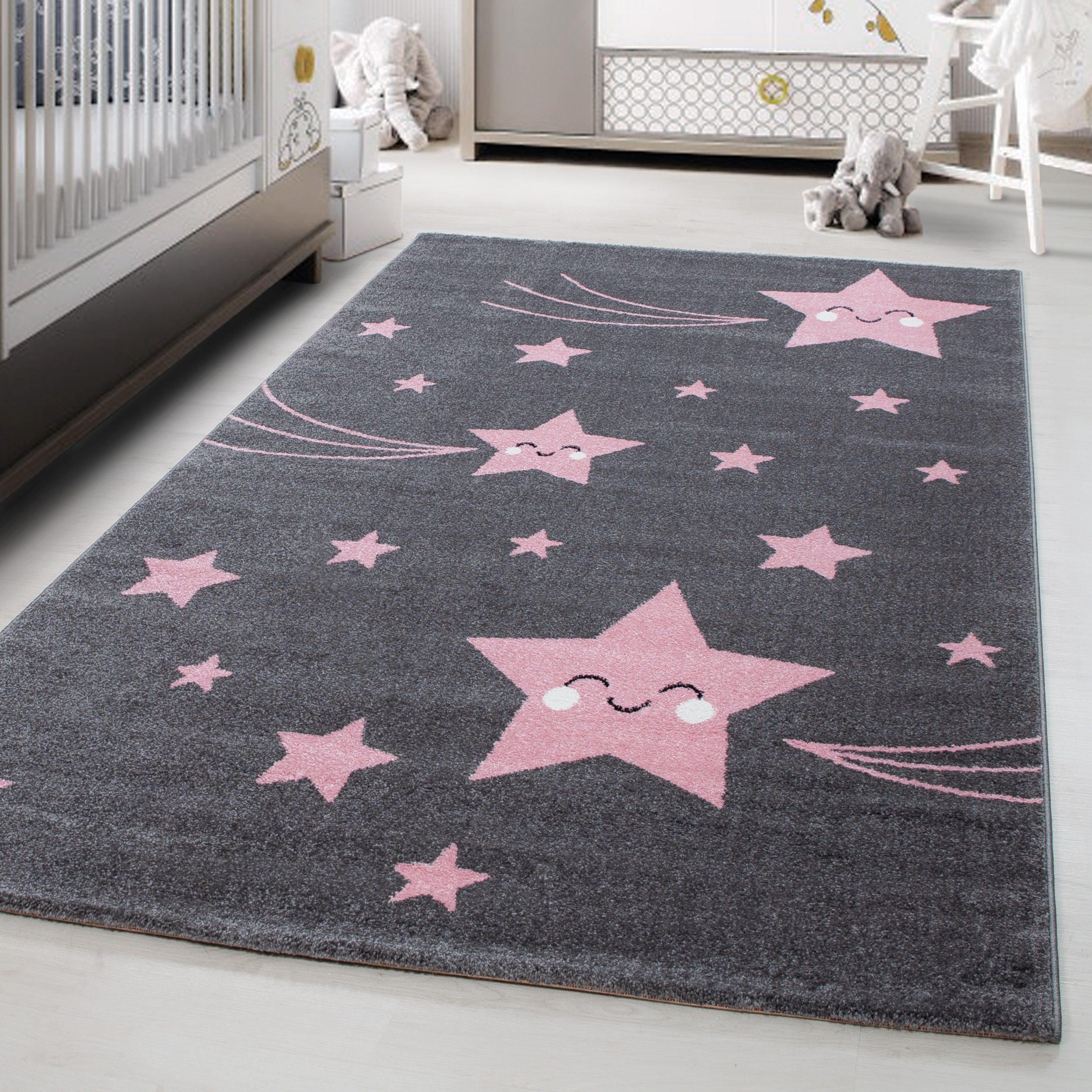 DĚTSKÝ KOBEREC, 120/170 cm, šedá, pink - šedá/pink, Trend, textil (120/170cm) - Ben'n'jen