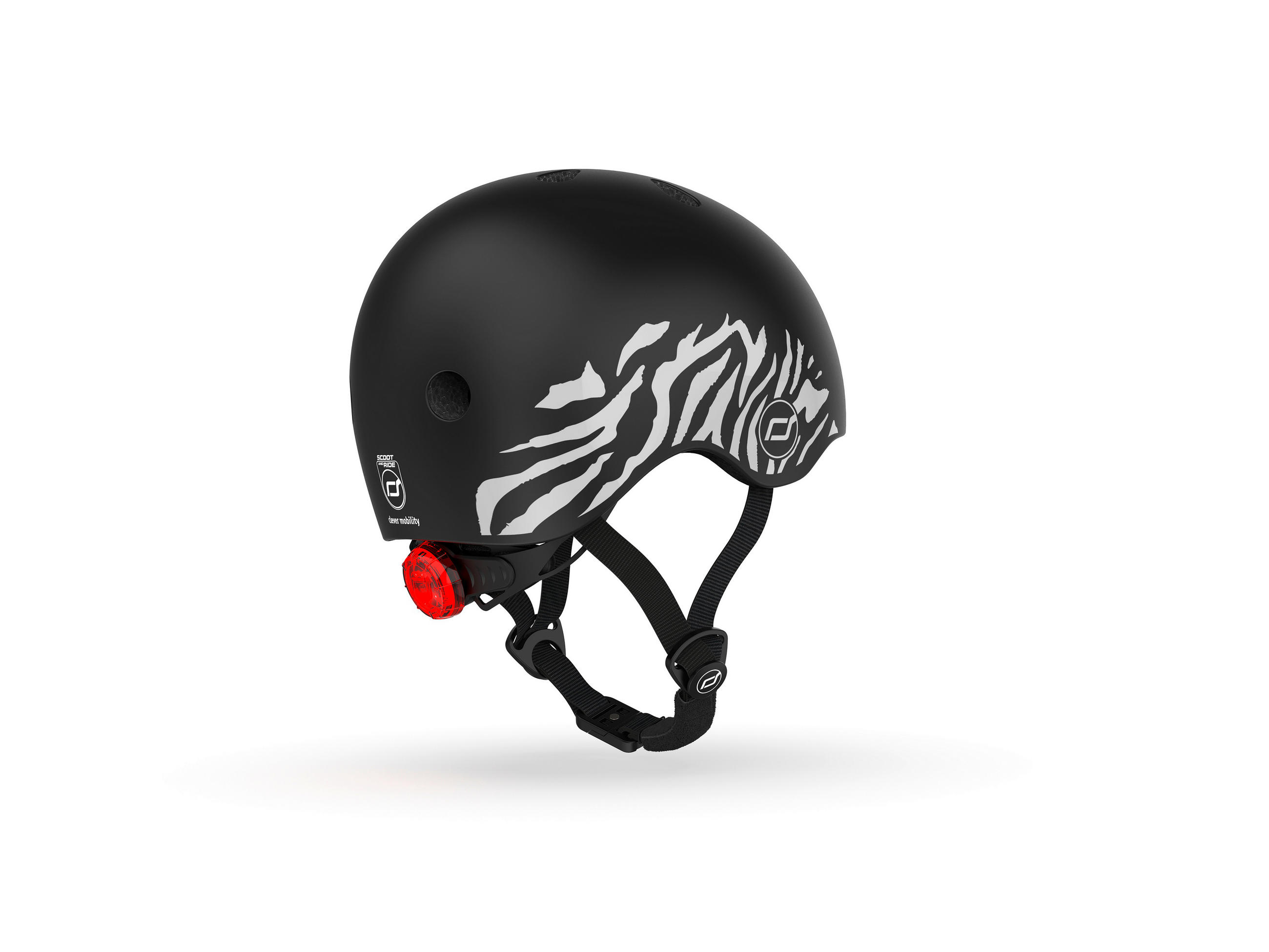 KINDERHELM XXS-S  - Schwarz, Trend, Kunststoff/Textil (XXS-Snull) - Scoot and Ride