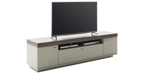 TV-ELEMENT 210/58/50 cm  - Eichefarben/Grau, Design, Holzwerkstoff/Metall (210/58/50cm) - Novel