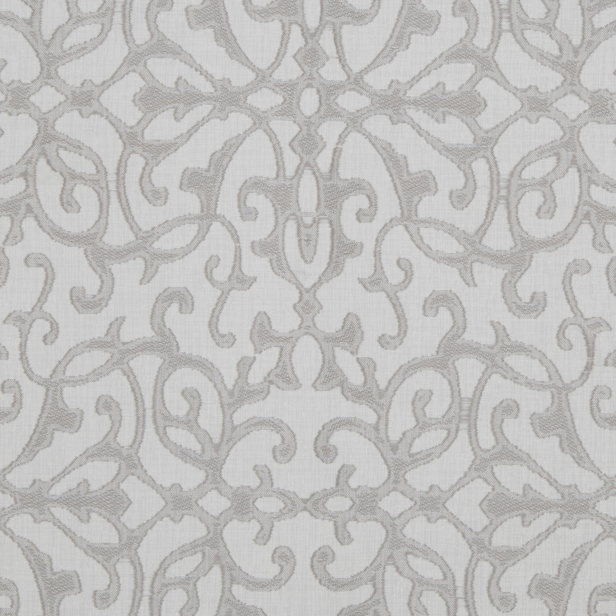 KURZGARDINE   140/48 cm   - Weiß/Grau, Design, Textil (140/48cm) - Esposa