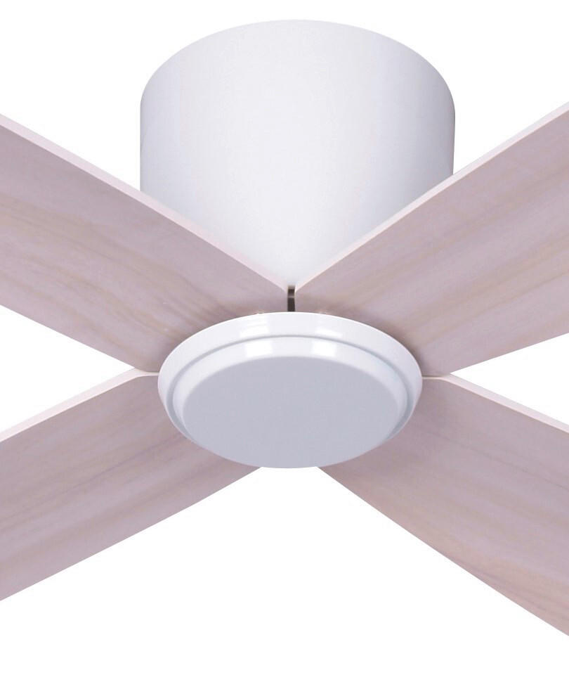 DECKENVENTILATOR LUCCI AIR FRASER 132/20 cm   - Weiß/Sonoma Eiche, Design, Holzwerkstoff/Kunststoff (132/20cm) - P & B