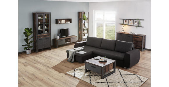 SIDEBOARD 168/88/42 cm - Anthrazit/Grau, KONVENTIONELL, Holzwerkstoff/Kunststoff (168/88/42cm) - Hom`in