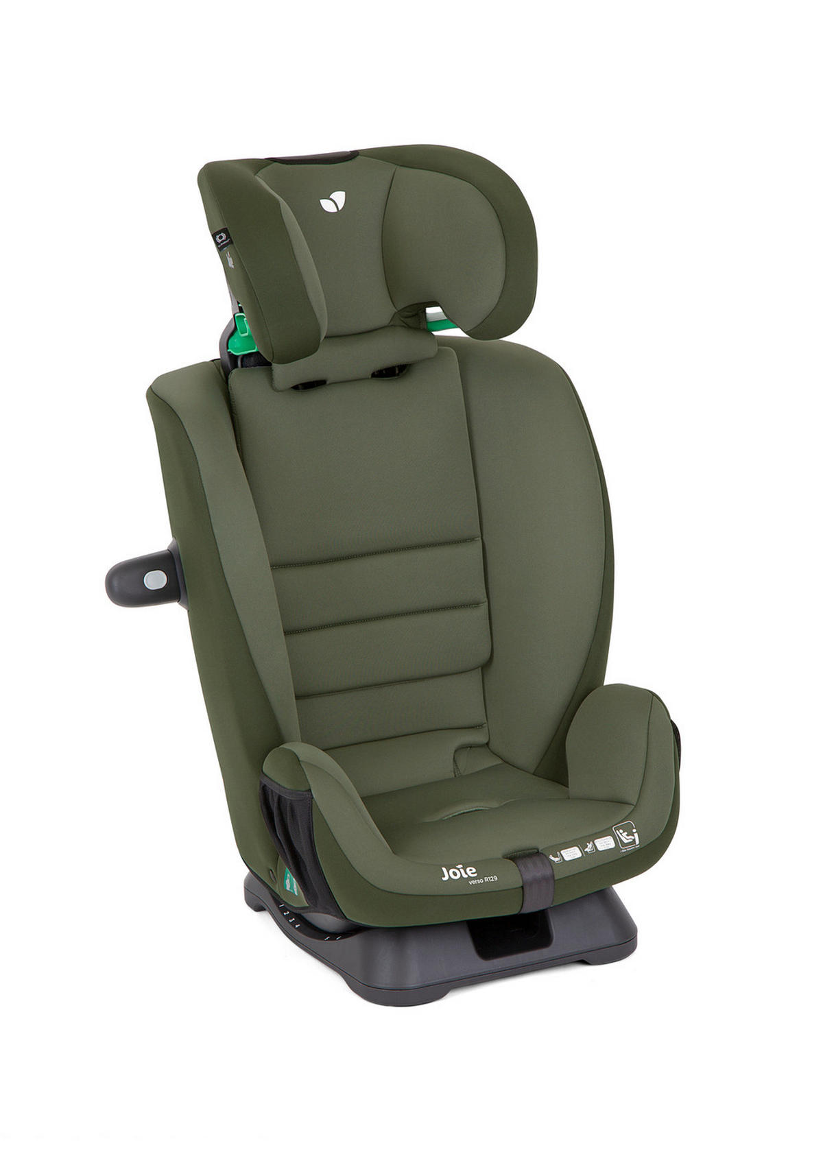 KINDERAUTOSITZ VERSO R129  - Dunkelgrün/Olivgrün, Basics, Kunststoff/Textil (44/60/57cm) - Joie
