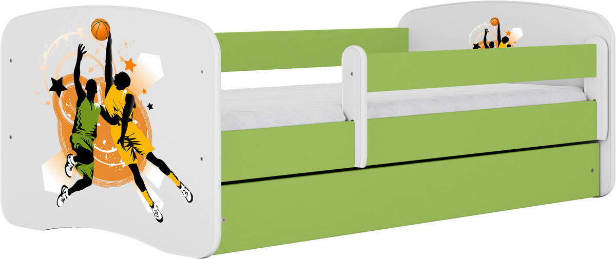 KINDER-/JUNIORBETT - Birkefarben/Weiß, MODERN, Holz/Holzwerkstoff (80/160cm) - MID.YOU