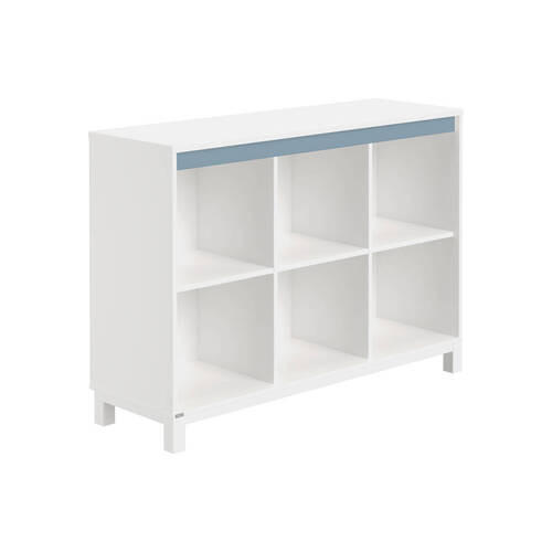 SIDEBOARD Olli Sideboard in - Blau/Weiß, Basics, Holzwerkstoff (123,5/87,9/40,1cm) - Paidi