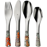 GYEREK EVŐESZKÖZKÉSZLET  - nemesacélszínű, Basics, fém (21,3/15,5/2,5cm) - WMF