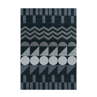 FLACHWEBETEPPICH  Wohnzimmer 170/240 cm Anthrazit rechteckig  - Anthrazit, Basics, Textil (170/240cm) - Kayoom
