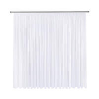 FERTIGSTORE  transparent  600/245 cm   - Weiß, Basics, Textil (600/245cm)