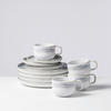 KAFFEESERVICE TIEFER SEE 12-teilig  - Hellgrau/Weiß, Basics, Keramik - Gipfelstück
