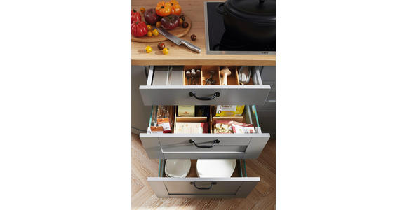 EINBAUKÜCHE   - Grün, LIFESTYLE, Holzwerkstoff - Novel