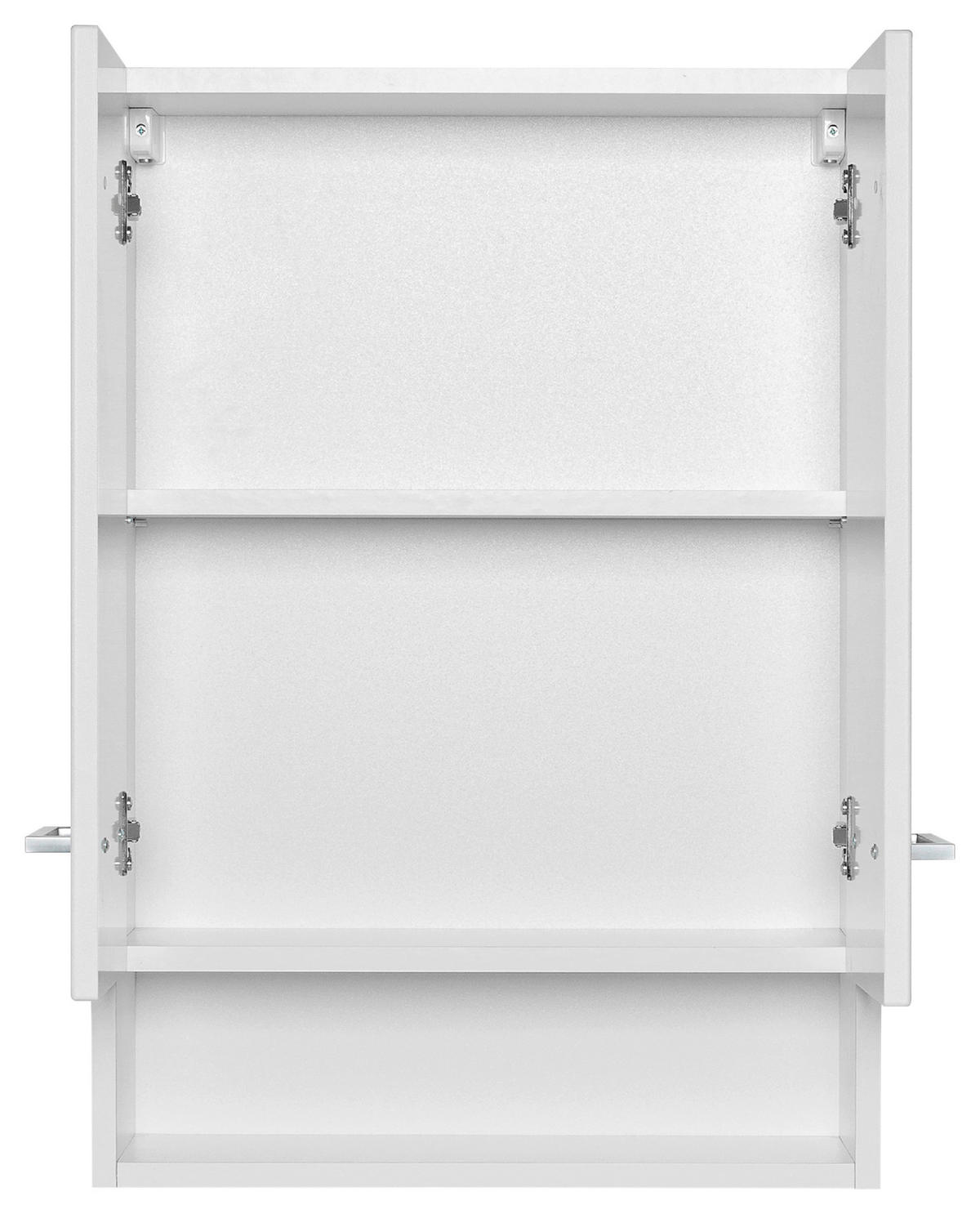 HÄNGESCHRANK 50/71/20 cm  - Weiss/Silberfarben, Modern, Holzwerkstoff/Metall (50/71/20cm) - Held