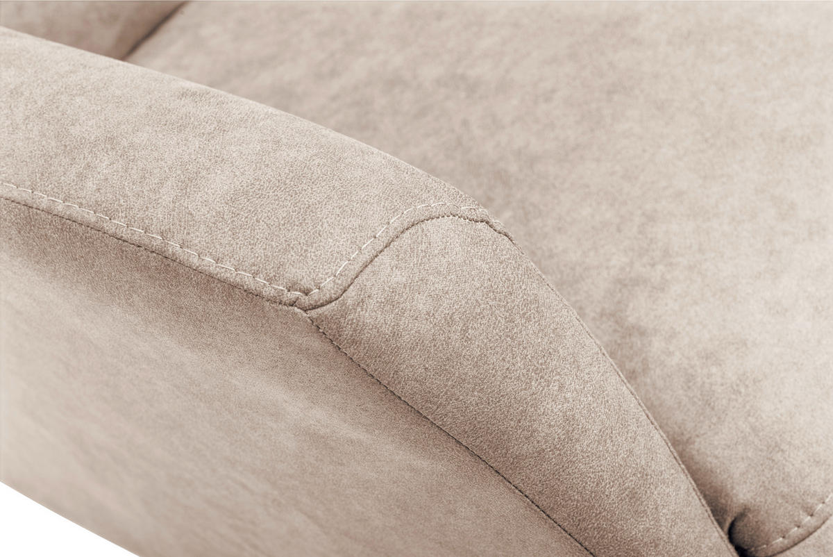 RELAXSESSEL in Textil Hellgrau  - Hellgrau/Schwarz, Design, Textil/Metall (73/105/82cm) - Welnova
