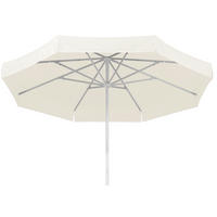 SLUNEČNÍK 300 cm - bílá/barvy stříbra, Basics, kov/textil (300cm) - Schneider