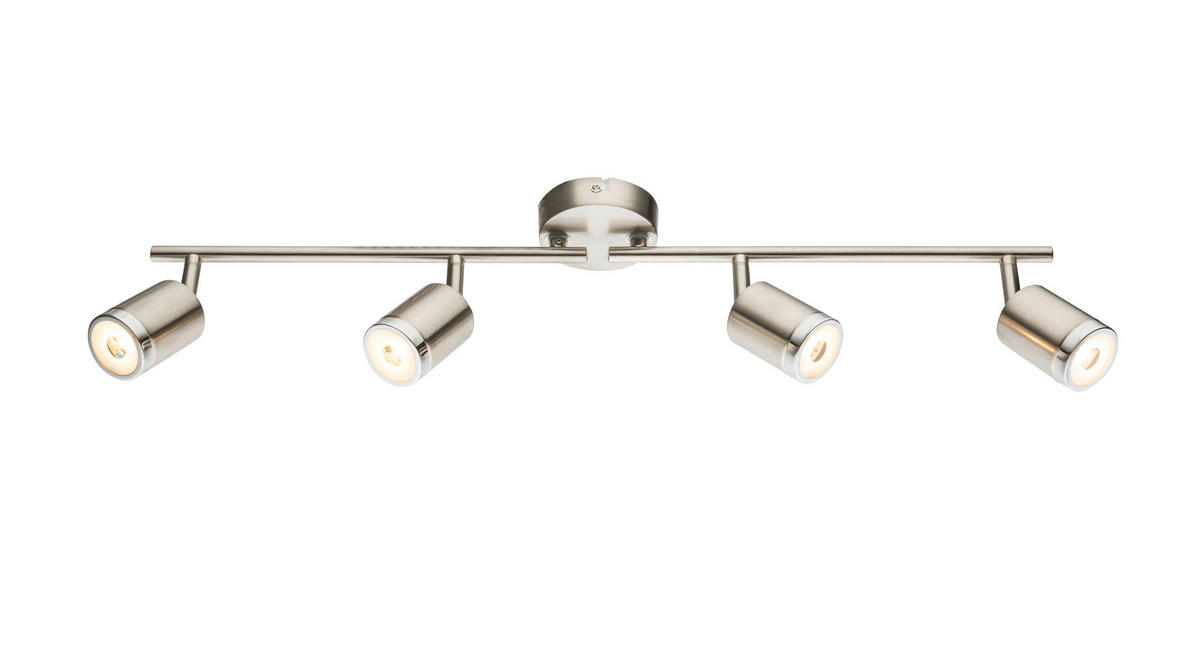 STRAHLER 67/9/16,8 cm   - Nickelfarben, Design, Kunststoff/Metall (67/9/16,8cm) - Xora