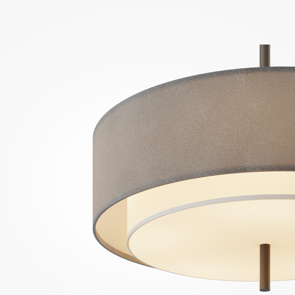 PENDELLEUCHTE Bergamo 50/346 cm  - Schwarz, Design, Metall (50/346cm) - MAYTONI