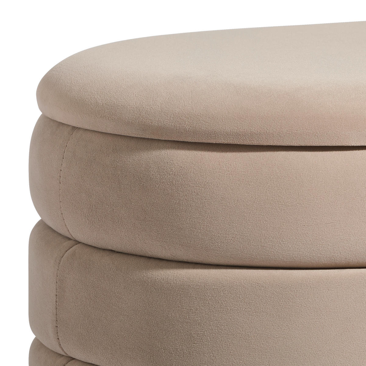 HOCKER in Metall, Textil, Holzwerkstoff  - Design, Holzwerkstoff/Textil (80/42/42cm) - MID.YOU
