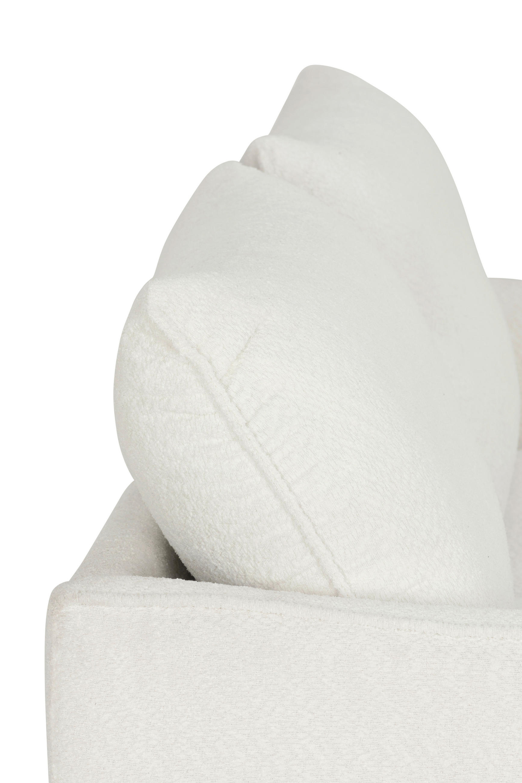 Thumbnail - Mid.you Sofa, Weiß, Textil, 3-Sitzer, Füllung: Schaumstoff, Taschenfederkern,Schaumstoff, 198x90x85 cm, Wohnzimmer, Sofa...