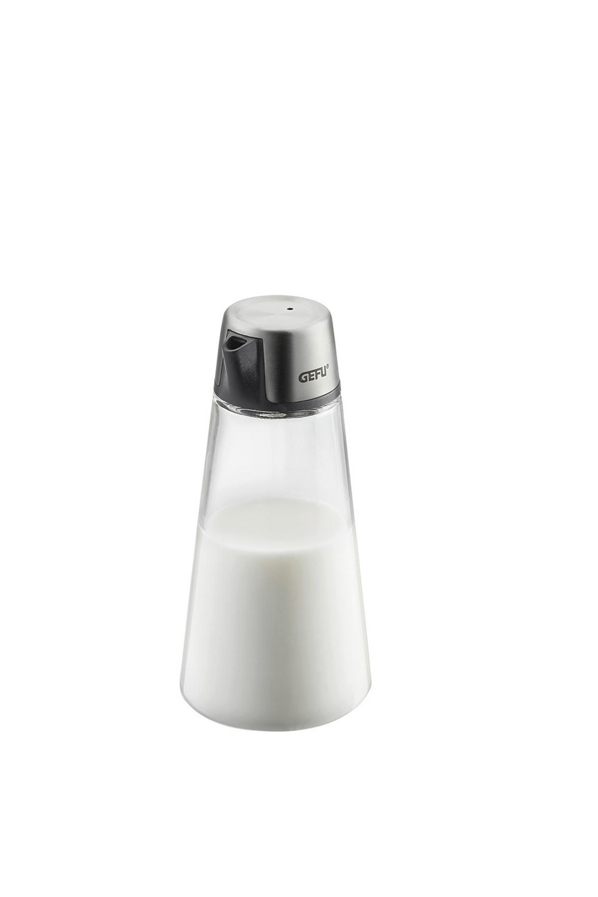 ESSIG-/ÖLFLASCHE BRUNCH  - Klar/Silberfarben, Konventionell, Glas/Kunststoff (6,7/15cm) - Gefu