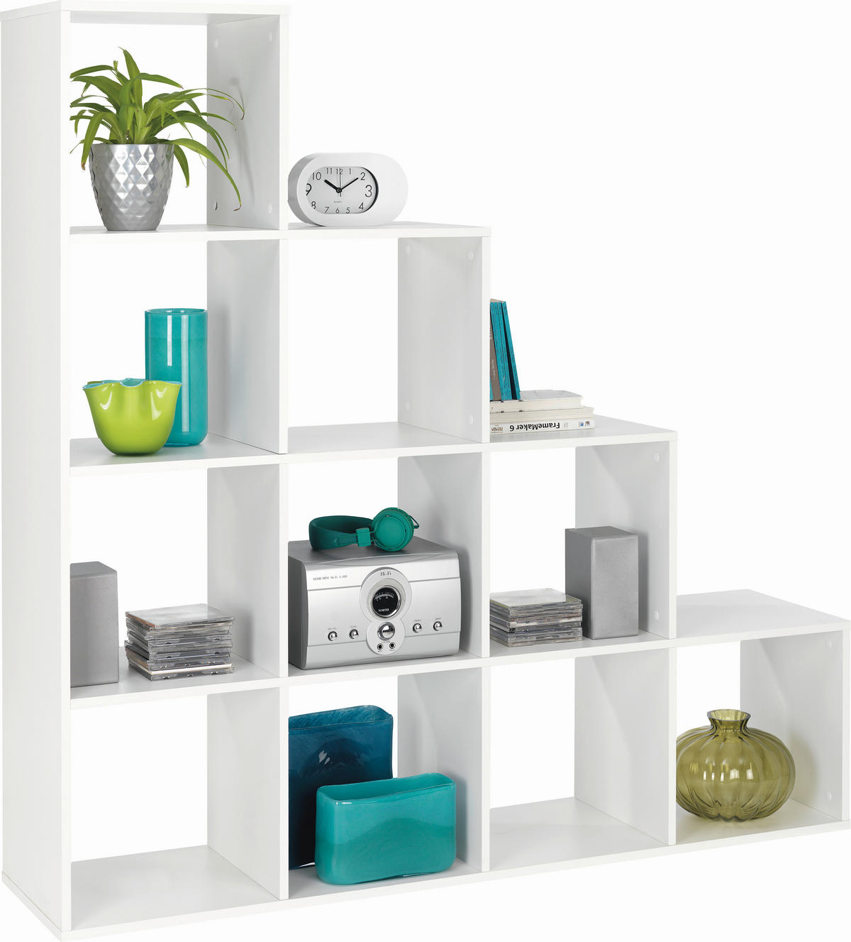 REGALNI ELEMENT 149/149/35 cm bela  - bela, Design, leseni material (149/149/35cm) - Xora