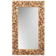 WANDSPIEGEL 120/70/4 cm    - Akaziefarben, Trend, Glas/Holz (120/70/4cm) - Landscape