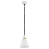 HÄNGELEUCHTE Argon Beverly 100/14,5/14,5 cm  - Goldfarben/Weiß, Basics, Metall (100/14,5/14,5cm)