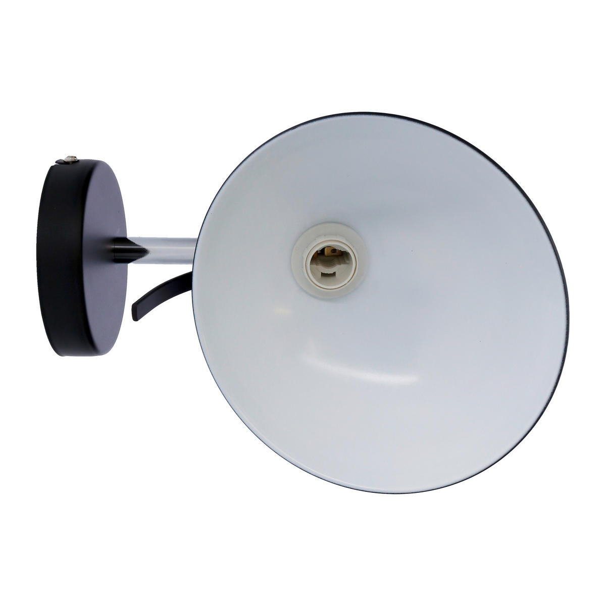 VÄGGLAMPA 21/30/14.5 cm   - svart, Basics, metall (21/30/14.5cm)