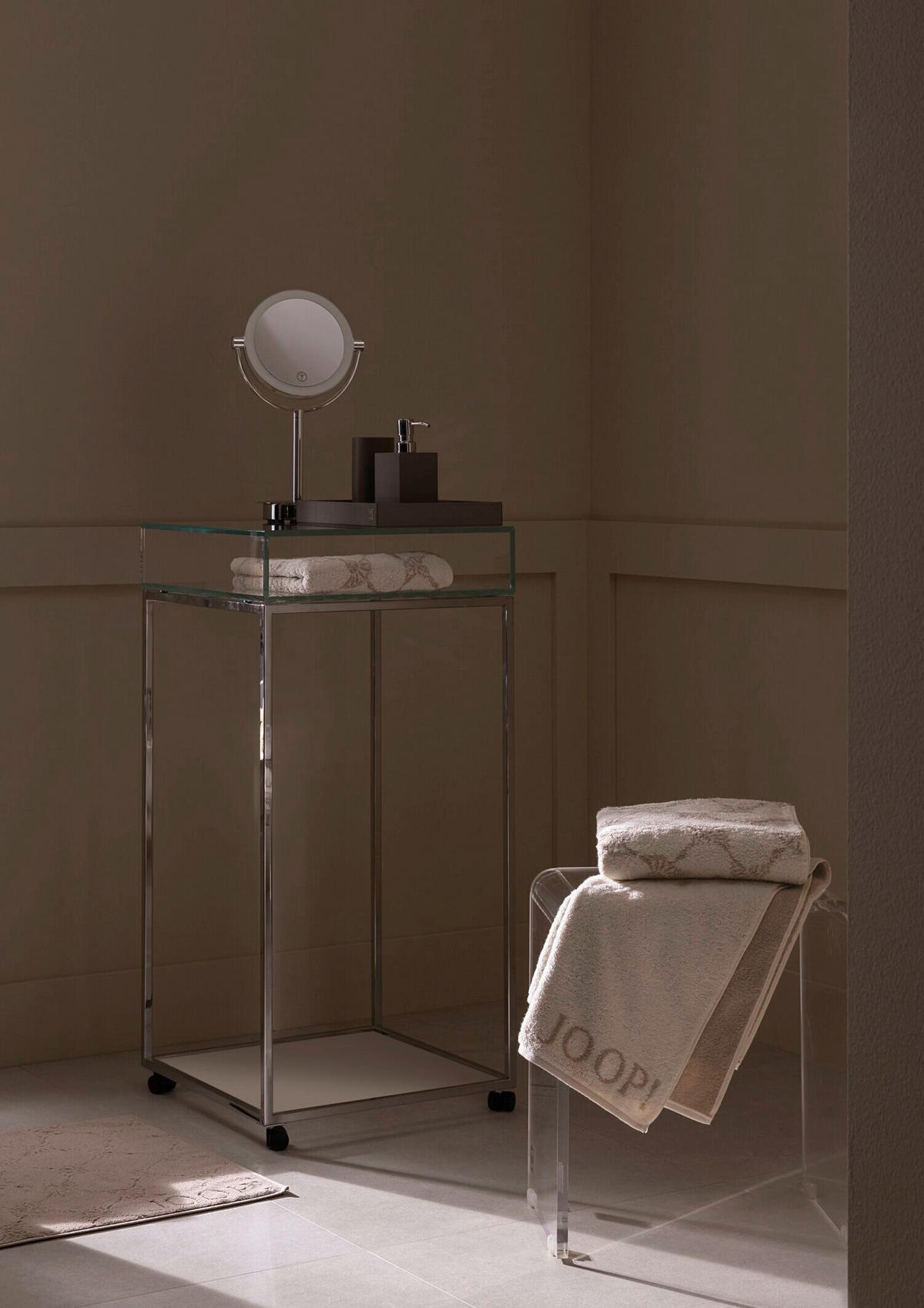 HANDTUCHSET JOOP! CLASSIC Creme 2-teilig  - Creme, Basics, Textil (100/50cm) - Joop! Living