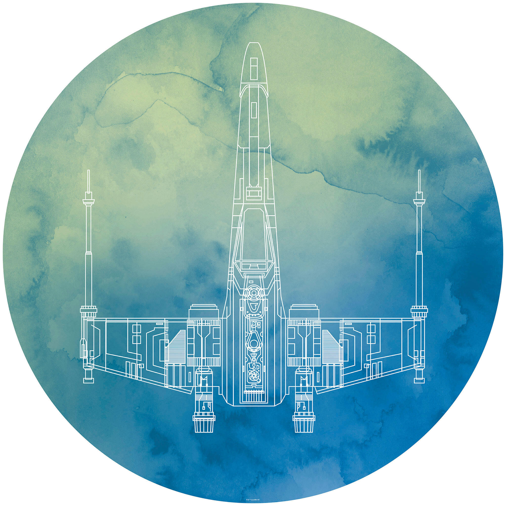 Fototapete Dd1-028 Star Wars X-Wing