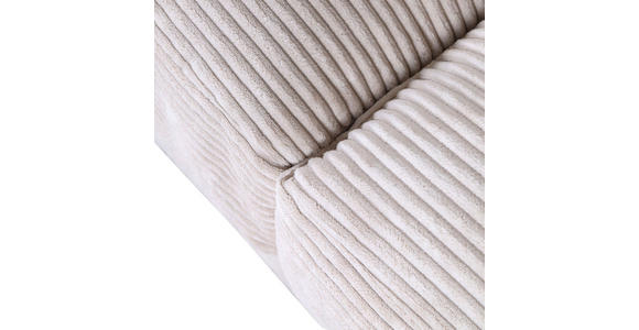 BIGSOFA Cord Grau  - Schwarz/Grau, ROMANTIK / LANDHAUS, Kunststoff/Textil (270/67/120cm) - Landscape