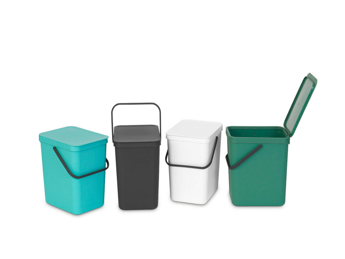 ABFALLEIMER 25 l  Kunststoff  - Grün, Design, Kunststoff (26,7/40/34,1cm) - Brabantia