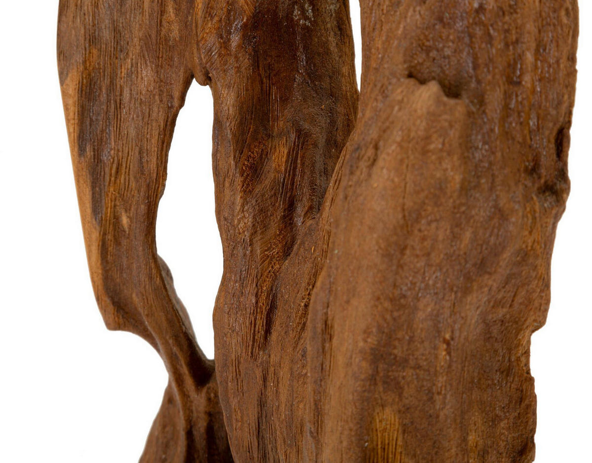 SKULPTUR - Braun, Basics, Holz (55/18/13cm)