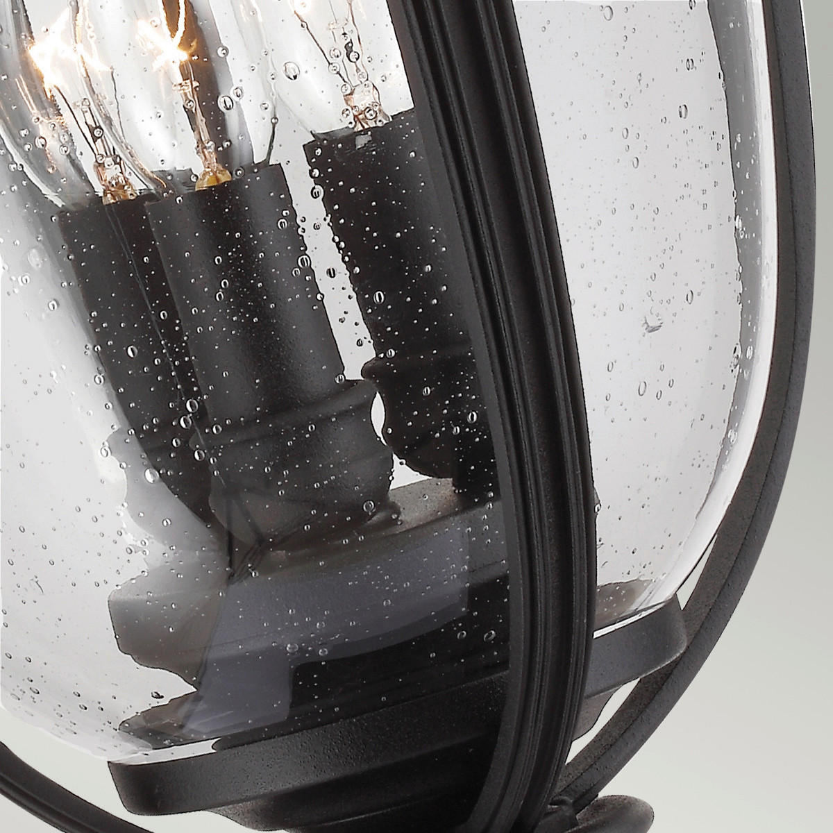 SOCKELLEUCHTE - Schwarz, Basics, Glas/Metall (26.7/63.8cm) - Elstead Lighting